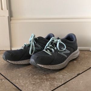 Gray New Balance shoes size 10, lightly worn.